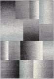 4' X 6' Gray Modern Geometric Area Rug