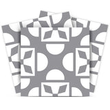 8" X 8" Light Gray And White Coli Peel And Stick Tiles