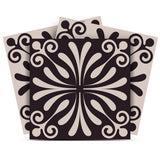 8" X 8" Cinnamon Swirl Peel And Stick Removable Tiles