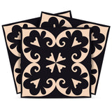 5" X 5" Black Sheep Peel And Stick Removable Tiles