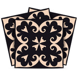 6" X 6" Black Sheep Peel And Stick Removable Tiles