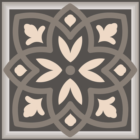 5" X 5" Espresso Brown Mosaic Peel And Stick Removable Tiles