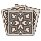 5" X 5" Espresso Brown Mosaic Peel And Stick Removable Tiles