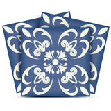 5" X 5" Wedgwood Blue And White  Peel And Stick Removable Tiles