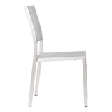 Set of Two 18" White Side Chair