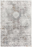 4' X 6' Gray Abstract Patterns Area Rug