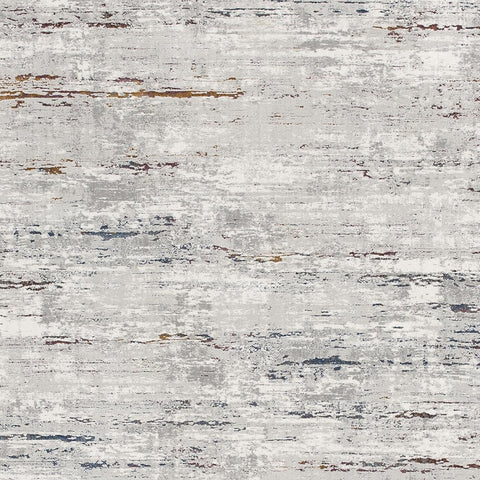 5' X 8' Grey Abstract Area Rug