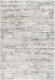 5' X 8' Grey Abstract Area Rug