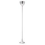67" Steel Floor Lamp With Silver Steel Bell Shade