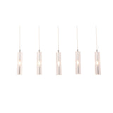 Stark Five Bulb Clear Ceiling Lamp