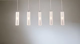 Stark Five Bulb Clear Ceiling Lamp