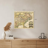 Vintage 1773 Map Of British Empire In North America Unframed Print Wall Art