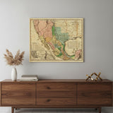Vintage 1862 Civil War Map Unframed Print Wall Art