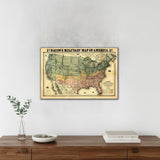 Vintage 1933 Map Of Long Island Unframed Print Wall Art