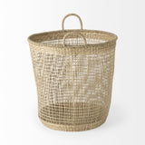 Set of Three Natural Wicker Basket