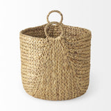 Set of Three Brown Wicker Basket