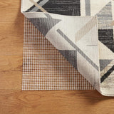 2' x 8' Ivory Striped Weave Non Slip Rug Pad