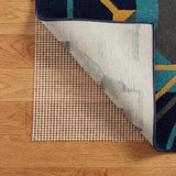 6' x 9' Ivory Striped Weave Non Slip Rug Pad