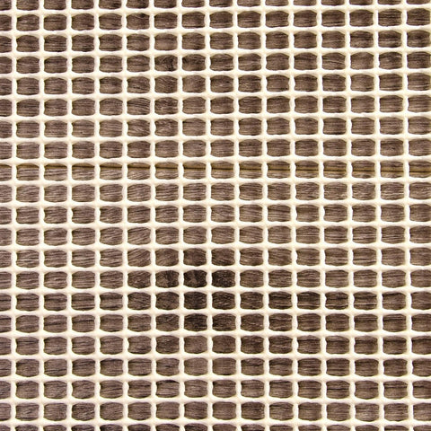 8' x 10' Ivory Striped Weave Non Slip Rug Pad