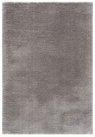 3' X 5' Ivory Modern Solid Shag Area Rug
