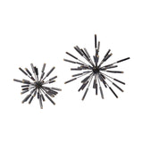 Petite Black Metal Spiked Sculpture