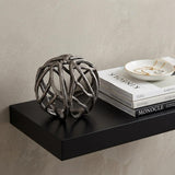 Silver Metal Tree Branch Sculpture