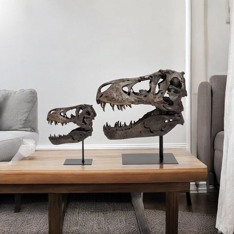 Authentic Replica T Rex Skull Sculpture