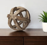 8" Brown Polyresin Tabletop Sculpture