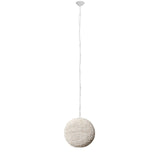 Whitewash Beaded Ball Hanging Pendent Light