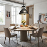 Industrial Gray Metal Hanging Pendant Light