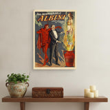 8.5" X 11" The Incomparable Albini Vintage Magic Poster Wall Art
