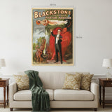 Vintage 1934 Blackstone Magic Unframed Print Wall Art