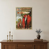 Vintage 1895 Blackstone Magic Unframed Print Wall Art