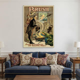 Vintage 1895 Blackstone Magic Unframed Print Wall Art