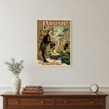 Vintage 1895 Blackstone Magic Unframed Print Wall Art