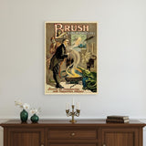 Vintage 1895 Blackstone Magic Unframed Print Wall Art