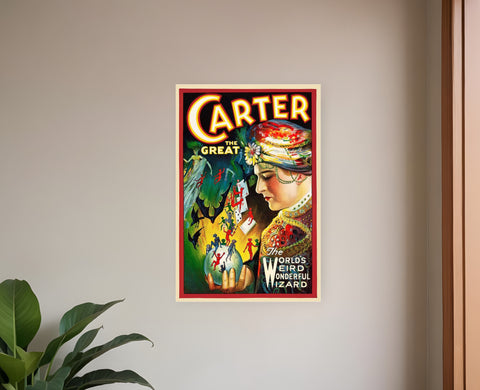 Vintage 1926 Carter Witchcraft Magic Unframed Print Wall Art