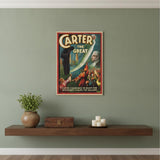 Vintage 1926 Carter Witchcraft Magic Unframed Print Wall Art