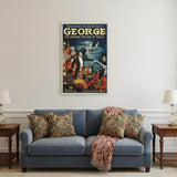 George The Supreme Master Vintage Magic Unframed Print Wall Art