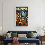 George The Supreme Master Vintage Magic Unframed Print Wall Art