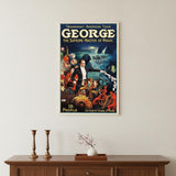 George The Supreme Master Vintage Magic Unframed Print Wall Art