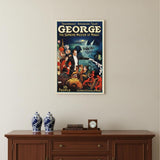 George The Supreme Master Vintage Magic Unframed Print Wall Art
