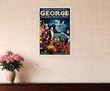 George The Supreme Master Vintage Magic Unframed Print Wall Art