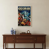 George The Supreme Master Vintage Magic Unframed Print Wall Art