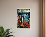 George the Supreme Vintage Magic Unframed Print Wall Art