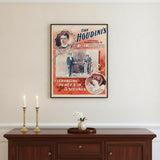 The Houdini's Metamorphosis Vintage Magic Unframed Print Wall Art