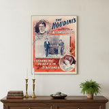 The Houdini's Metamorphosis Vintage Magic Unframed Print Wall Art