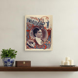 11" X 14" Houdini King Of Cards Vintage Magic Poster Wall Art