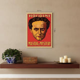 8.5" X 11" Houdini Master Of Mystery Vintage Magic Poster Wall Art
