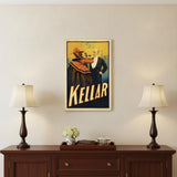 Kellar Having Drinks With The Devil Vintage Magic Unframed Print Wall Art